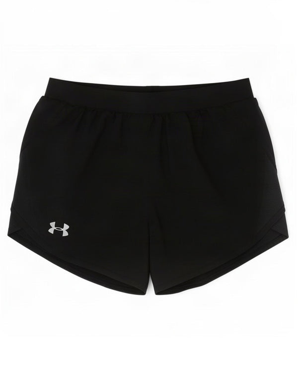 Under Armour Ženske široke sportske kratke hlače UK 10 Mali crni poliester
