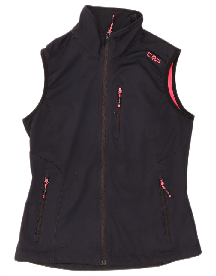 CMP ženska gornja jakna od trenirke bez rukava UK 6 XS tamnoplavi poliester