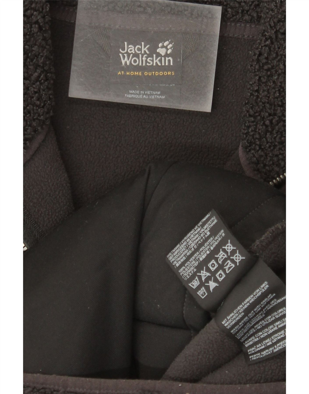 Jack Wolfskin ženski preveliki kaput od flisa UK 6 XS sivi poliester
