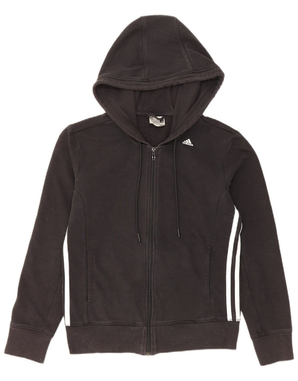 Adidas ženski džemper s kapuljačom Climalite UK 8/10 mali crni pamuk