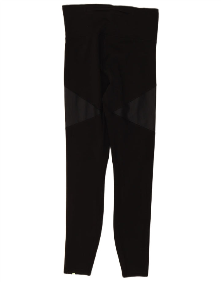 PUMA Womens Leggings UK 12 Medium  Black