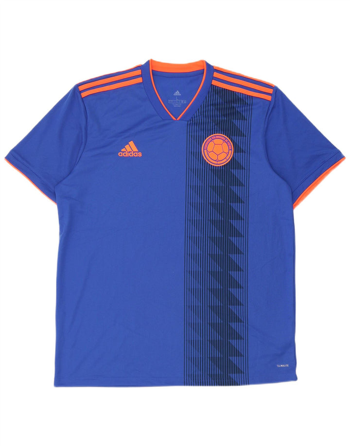Adidas muška majica Climalite Graphic T-Shirt Veliki plavi geometrijski poliester