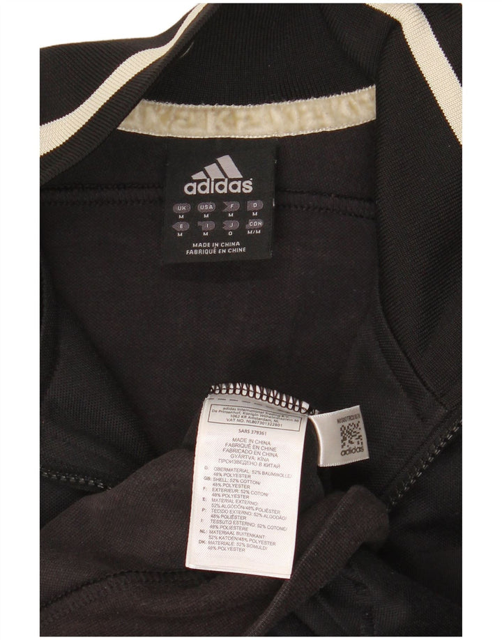 Adidas muška trenirka gornja jakna srednje crne pamučne boje