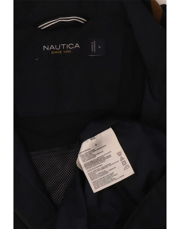 Nautica muška bomber jakna UK 40 veliki tamnoplavi poliester