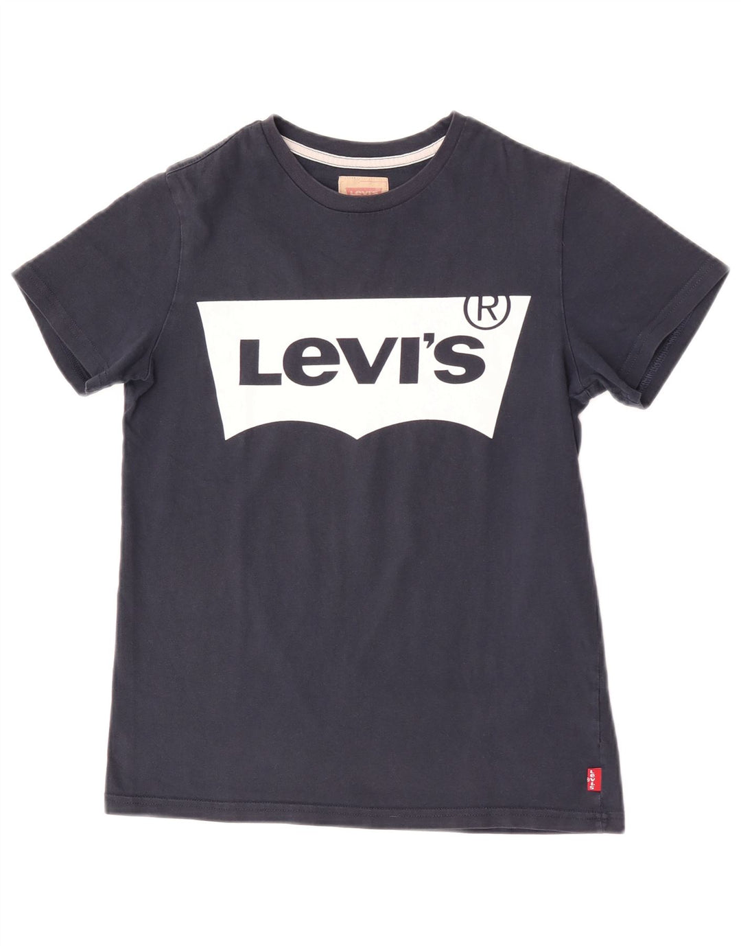 Levi's Boys Regular Graphic T-Shirt Top 13-14 Years tamnoplavi logo