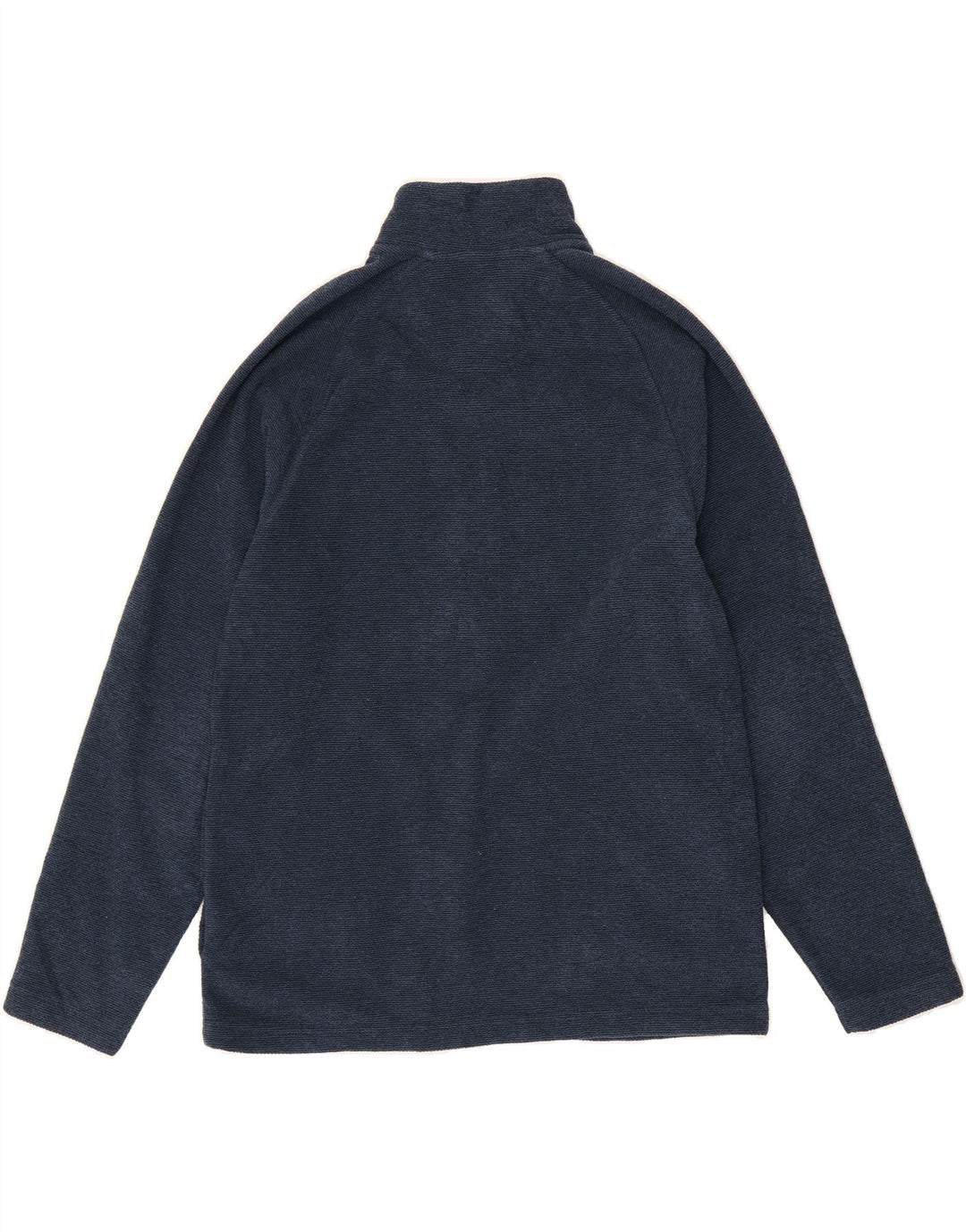 L.L.BEAN Mens Zip Neck Sweatshirt Jumper Medium Navy Blue Polyester Vintage L.L.Bean and Second-Hand L.L.Bean from Messina Hembry 