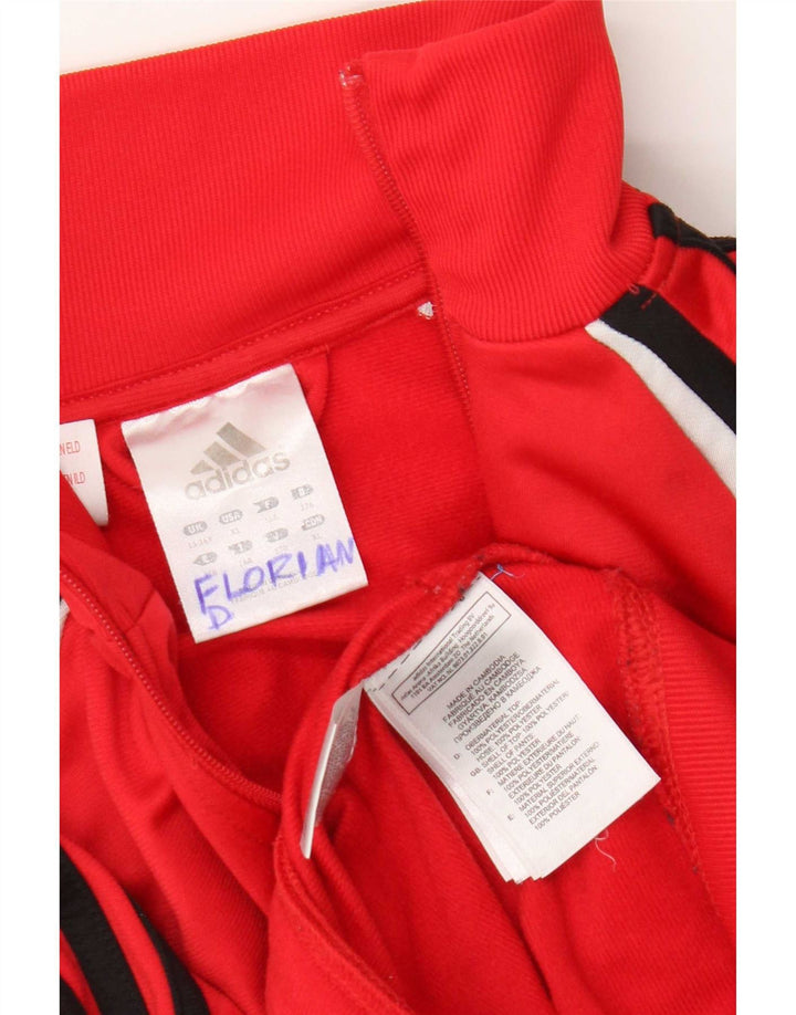 Adidas trenirka za dječake 15-16 godina Red Colourblock Poliester