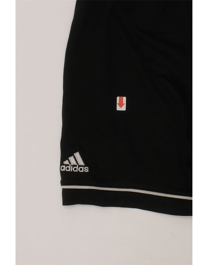 ADIDAS Boys Sport Shorts 11-12 Years  Black Polyester Vintage Adidas and Second-Hand Adidas from Messina Hembry 
