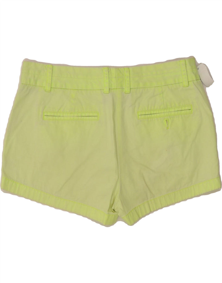 J. CREW Womens Chino Shorts US 8 Medium W32 Green Cotton Vintage J. Crew and Second-Hand J. Crew from Messina Hembry 