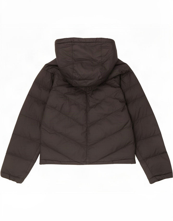 Nike Boys Hooded Padded Jacket 10-11 Years Medium Black Polyester
