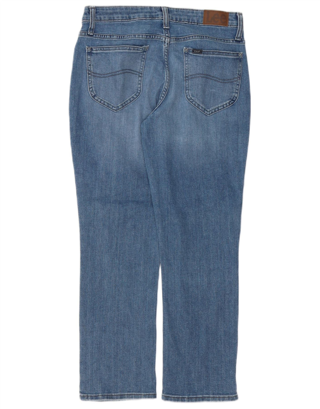 LEE Ženske ravne traperice srednjeg kroja srednjeg kroja US 6 srednje veličine W28 L26 plave