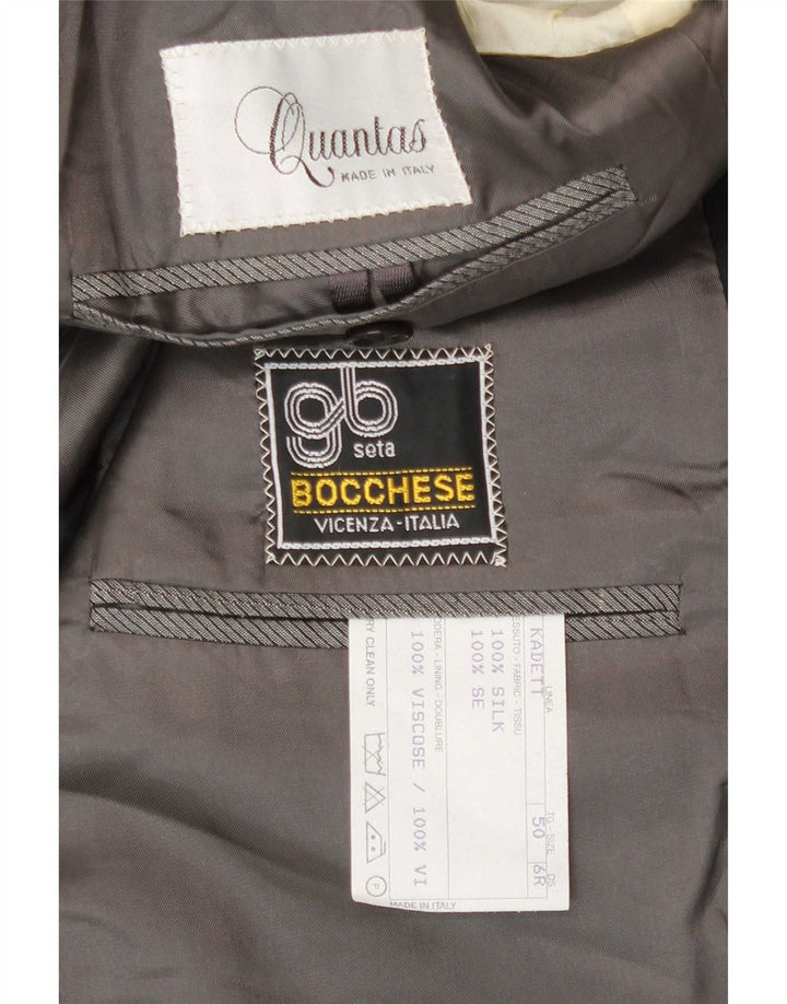 Quantas muška jakna s 1 gumbom IT 50 Large Grey Colourblock Silk