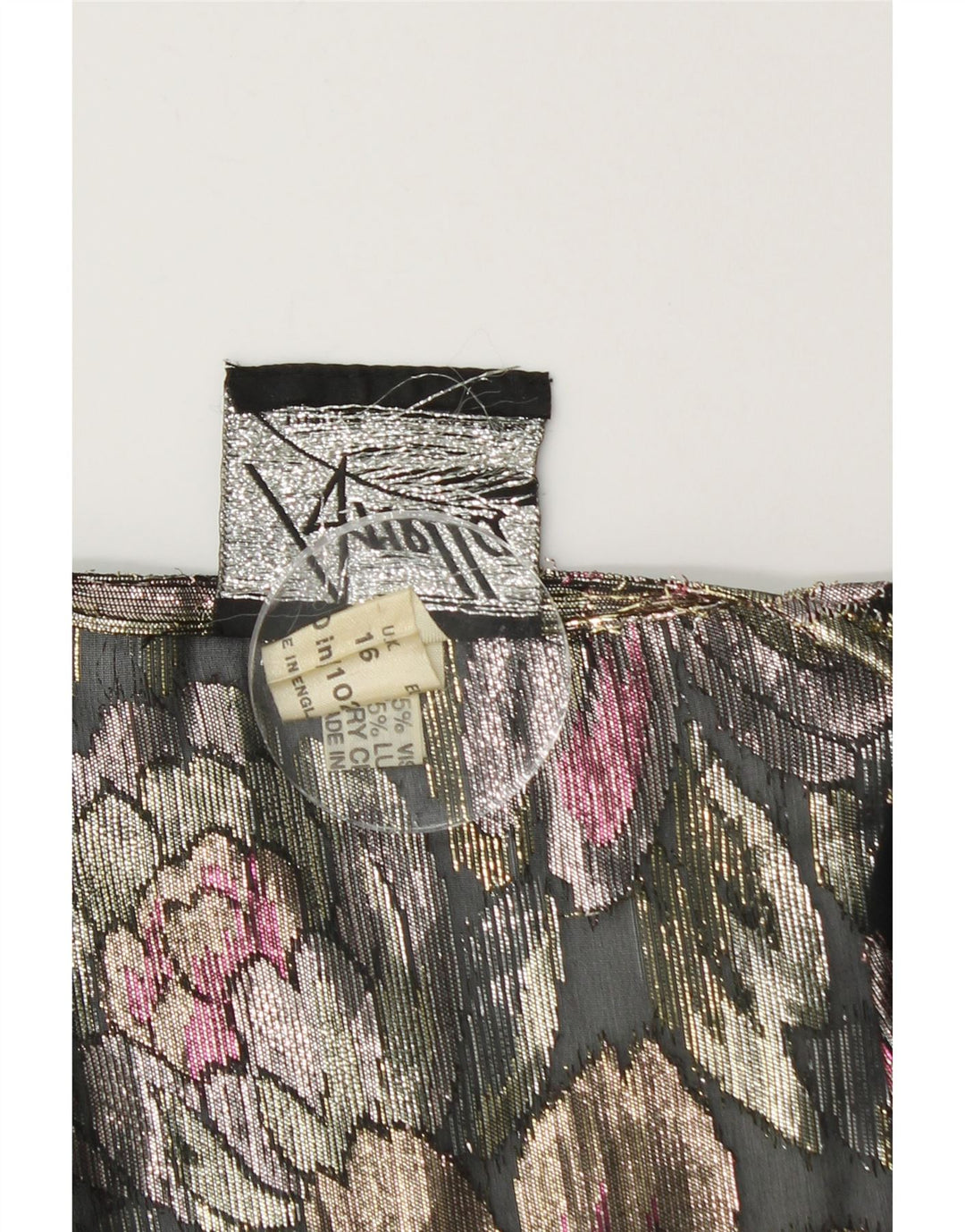 ARELLA ženski kratki kardigan UK 16 velikih raznobojnih cvjetova