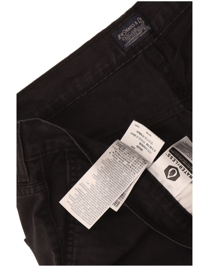 Levi's muške chino hlače W36 L30 crni pamuk