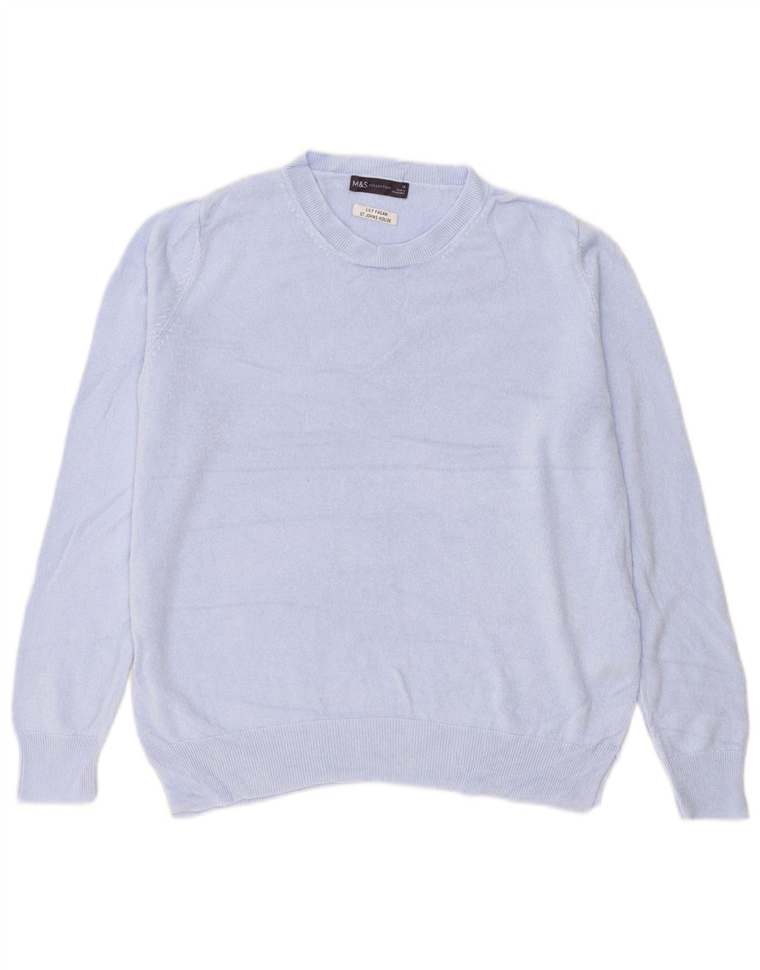 Marks & Spencer ženski pulover s okruglim izrezom UK 16 Large Blue