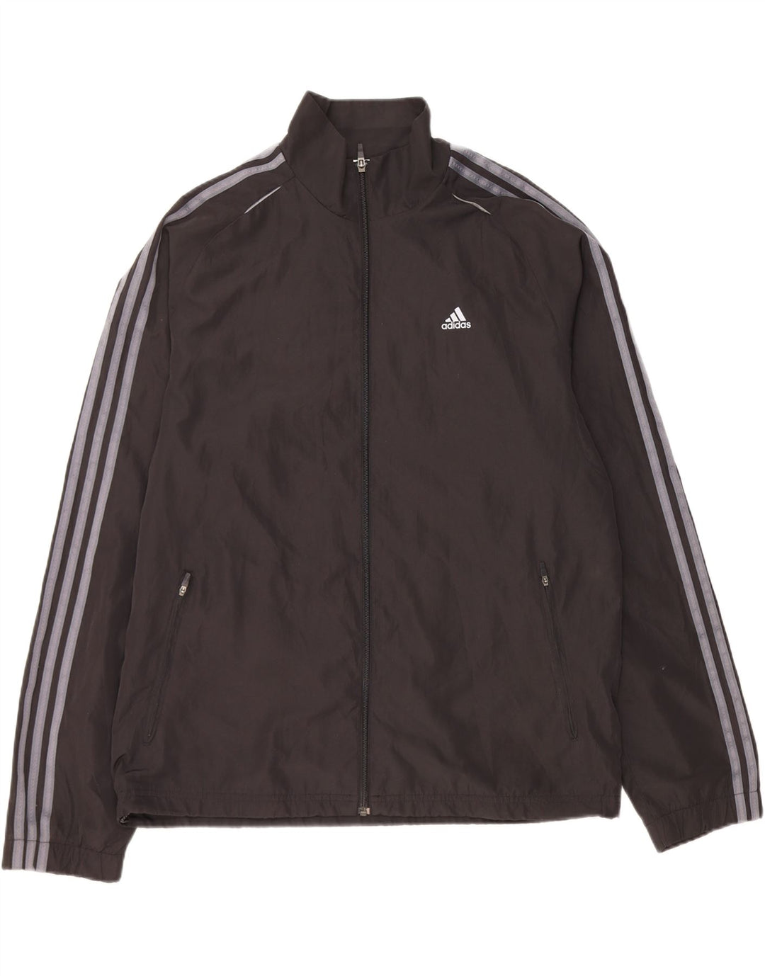ADIDAS Mens Climacool Tracksuit Top Jacket Large Black Polyester