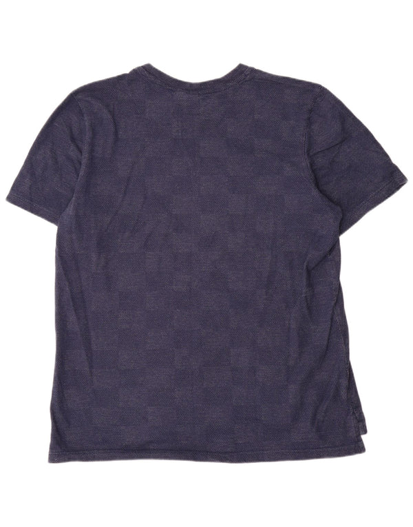 Adidas muška majica kratkih rukava XL tamnoplavi geometrijski pamuk