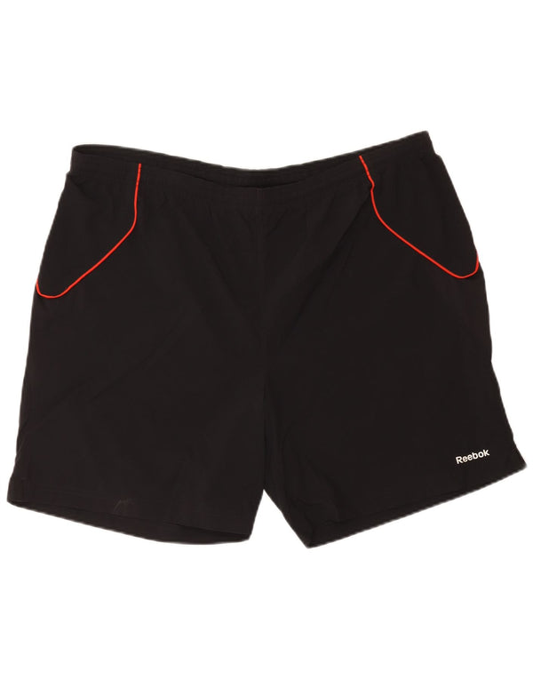 Reebok muške sportske kratke hlače XL crni poliester