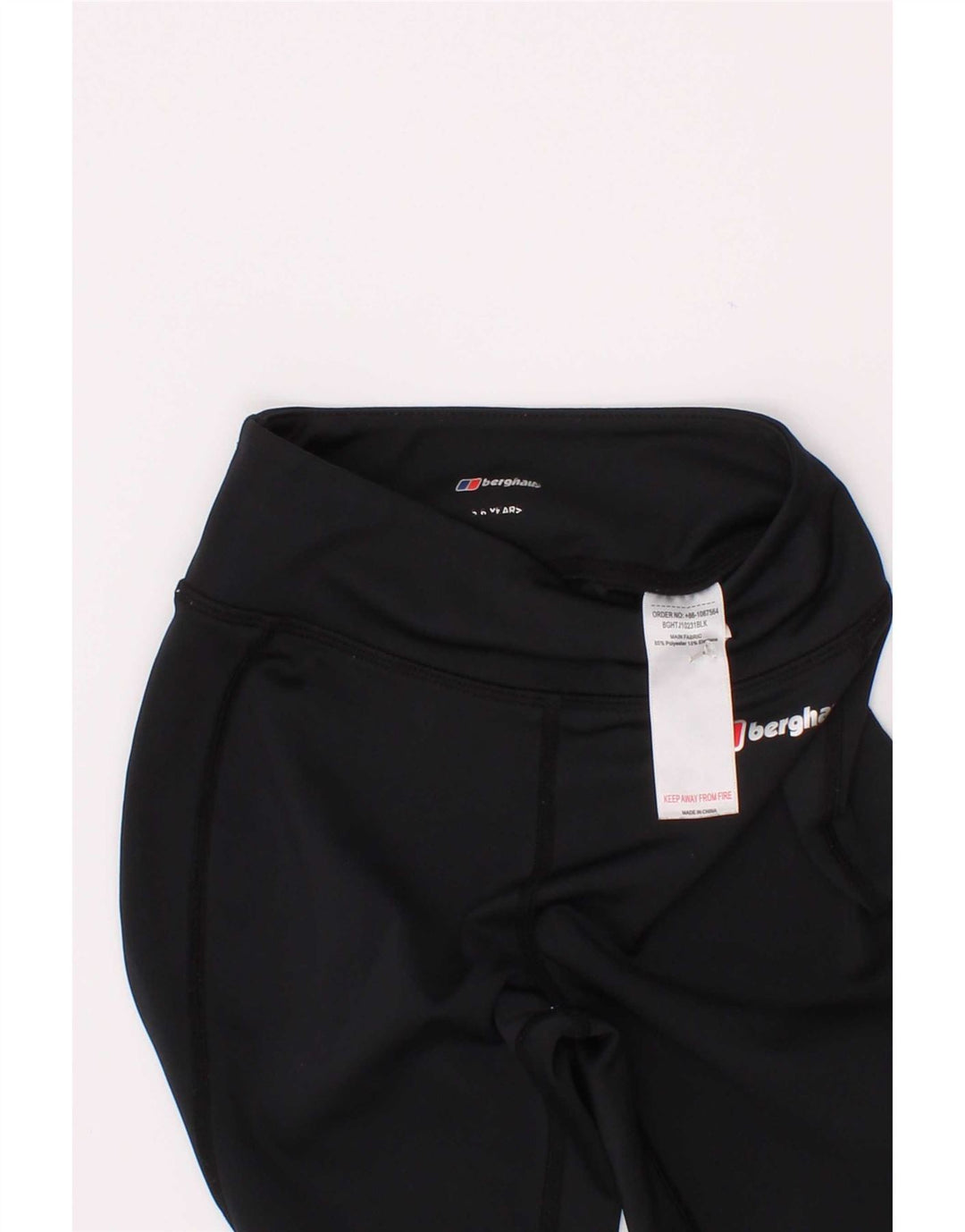 Berghaus tajice za djevojčice 5-6 godina, crni poliester