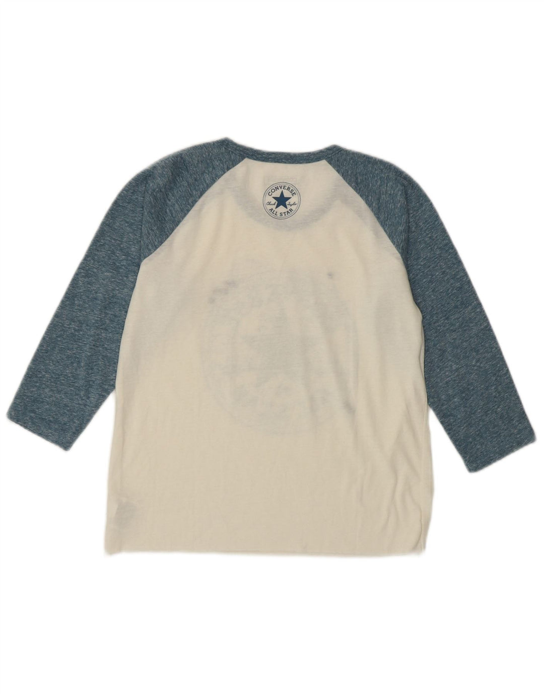 CONVERSE Ženska majica Chuck Taylor Graphic s 3/4 rukavima UK 6 XS Bijela