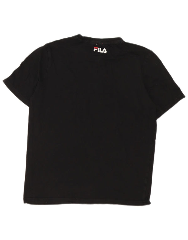 Fila muška majica kratkih rukava s grafičkim motivima XS, crni pamuk