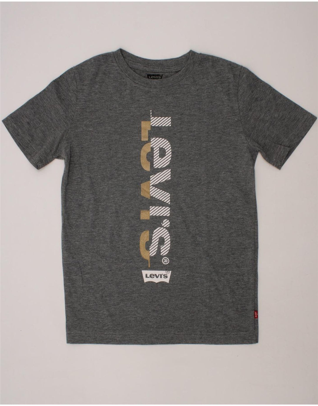 LEVI'S Boys Graphic T-Shirt Top 11-12 Years Grey Vintage Levi's and Second-Hand Levi's from Messina Hembry 