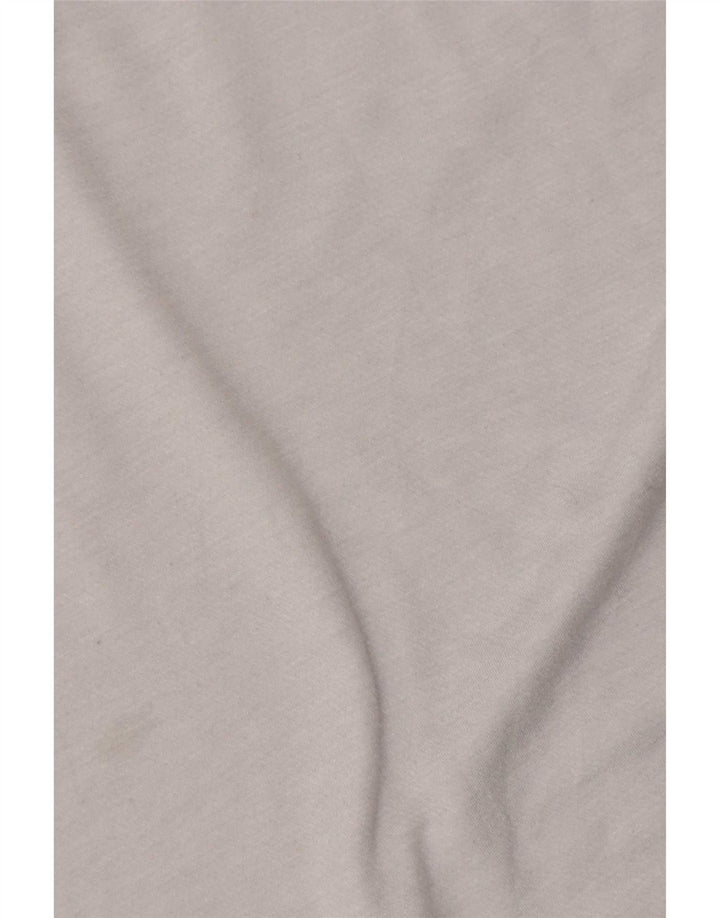 Nike Mens Dri Fit Standard Zip Neck Pullover Top Large Grey