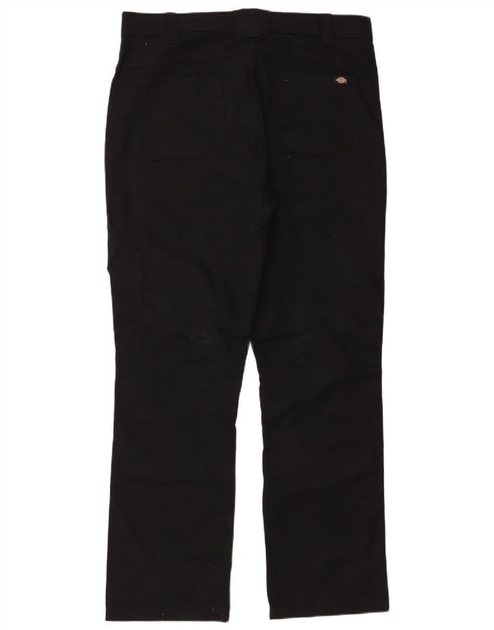Dickies muške ravne kargo hlače W36 L32 crni poliester