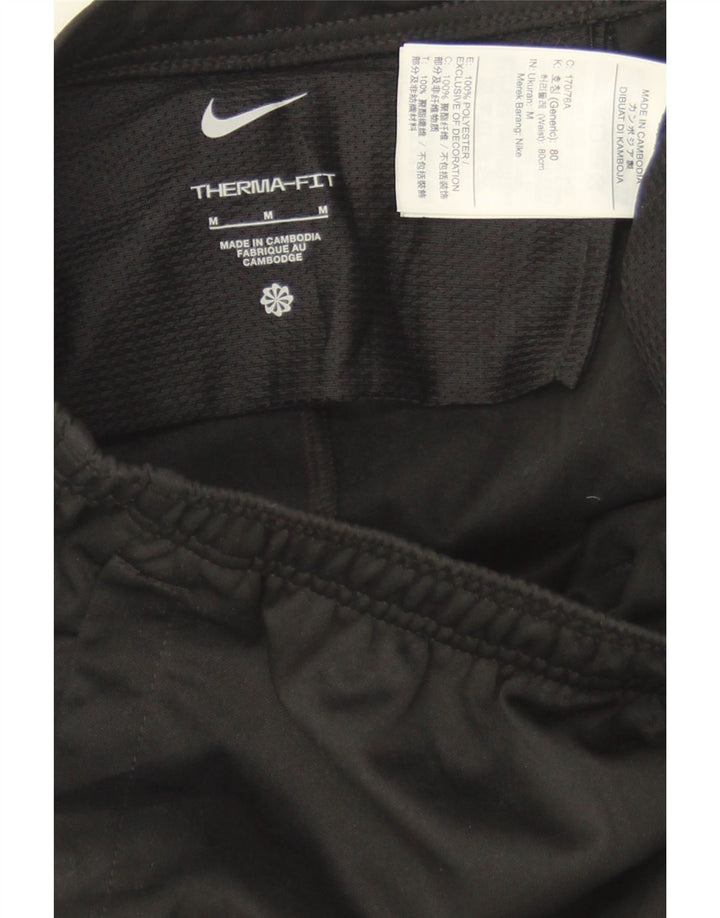 NIKE muške hlače za trenirku Therma-Fit srednje crne boje od poliestera