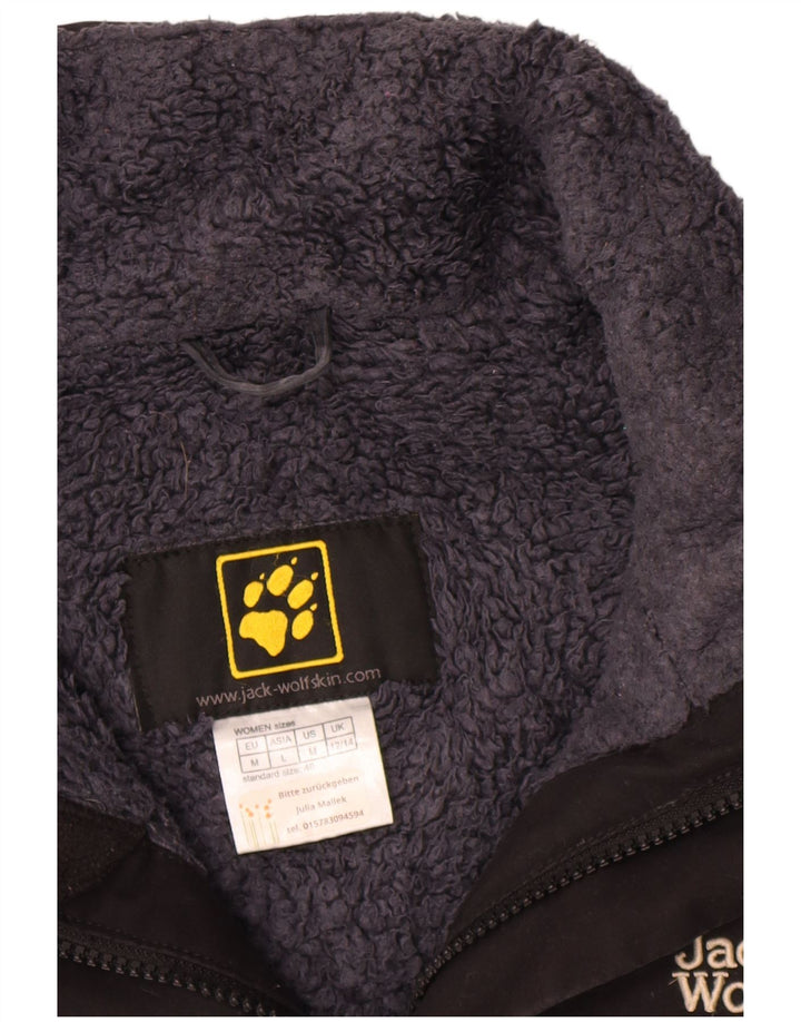 Jack Wolfskin ženska vjetrovka UK 12/14 srednje crni poliester