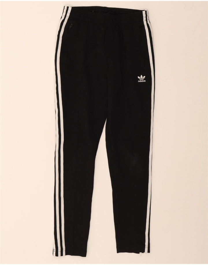 ADIDAS Womens Tracksuit Trousers UK 6 XS Black Polyester Vintage Adidas and Second-Hand Adidas from Messina Hembry 