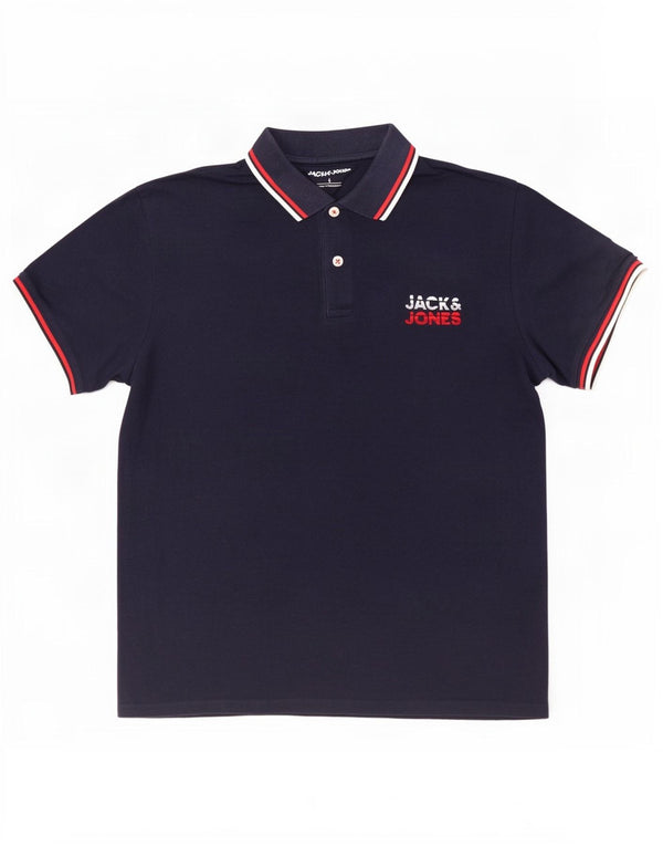 Jack & Jones muška polo majica velika tamnoplava pamuk