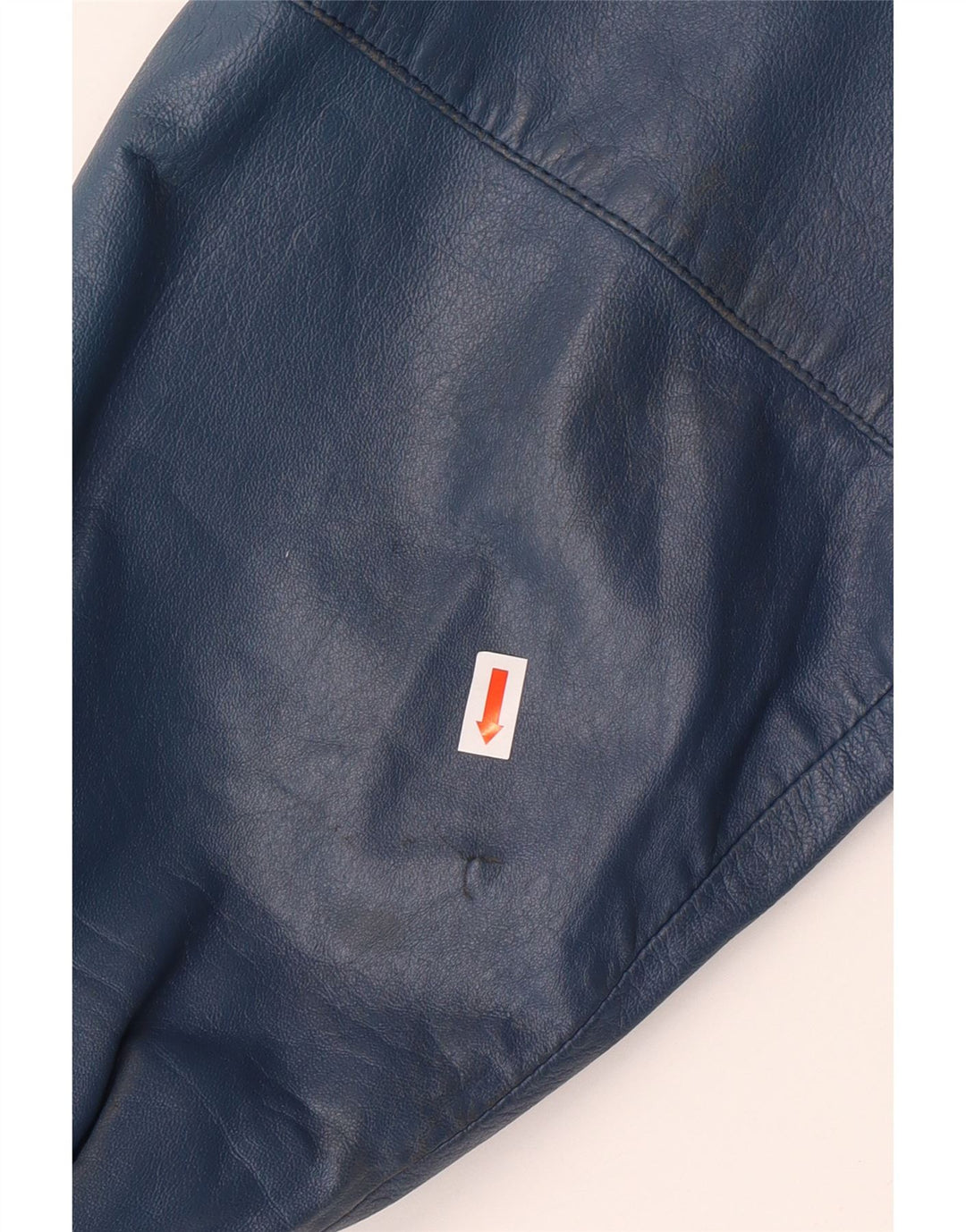 VINTAGE muška vojna kožna jakna IT 52 XL plava koža