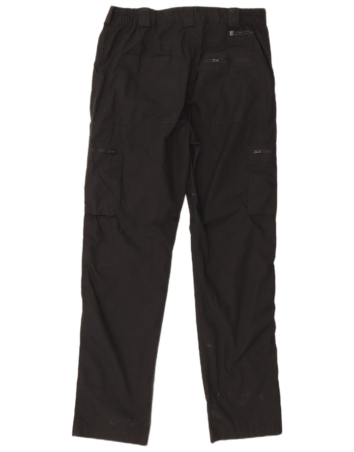 Mountain Warehouse muške ravne kargo hlače W34 L31 crni poliester