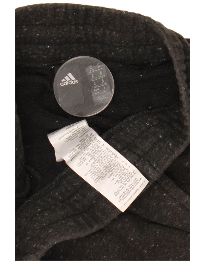 ADIDAS Ženske kratke hlače za trenirku UK 12/14 Srednje sivi flekasti pamuk