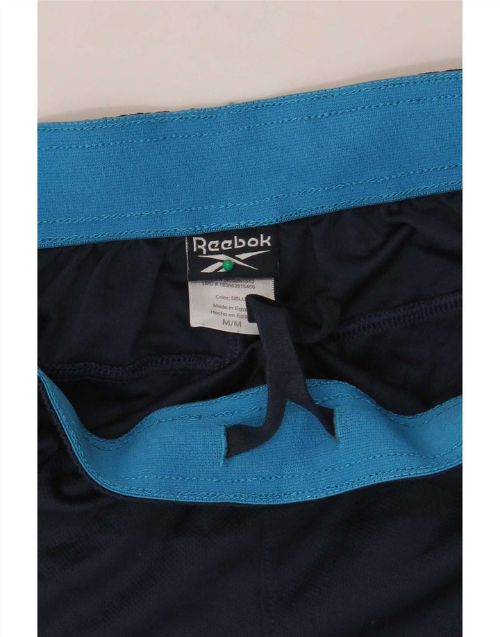Reebok muške sportske kratke hlače srednje tamnoplave boje od poliestera