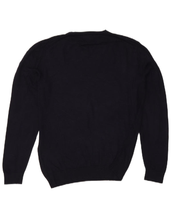 Zara ženski džemper s V-izrezom UK 14 srednje tamnoplava