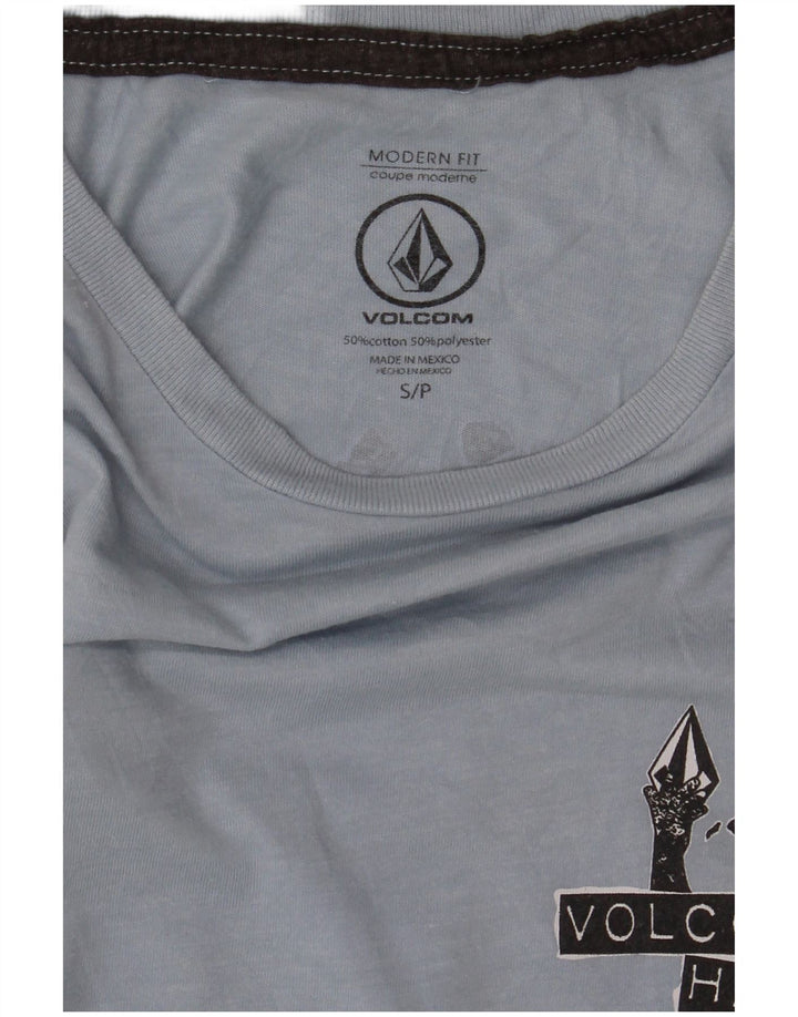 Volcom muška majica kratkih rukava modernog kroja, mali plavi pamuk