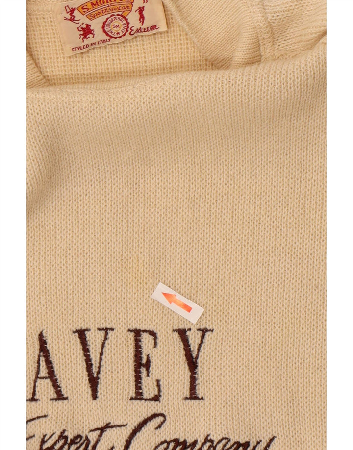 S.Moritz muški džemper s grafičkim ovratnikom, veliki bež