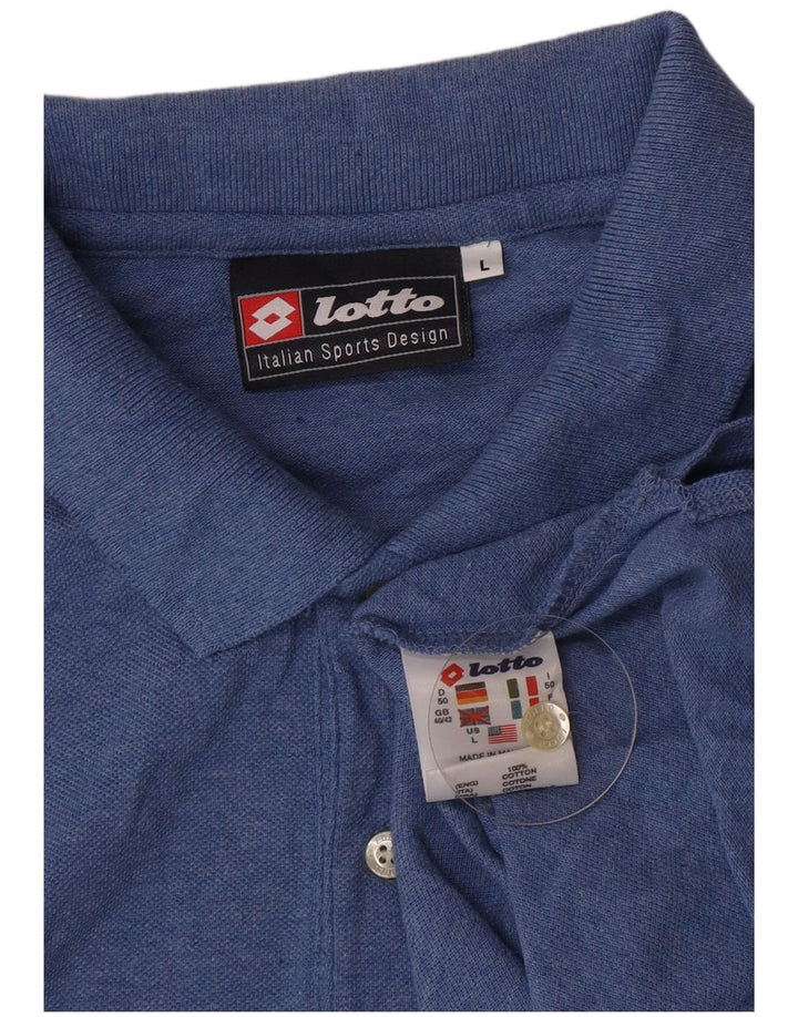 Lotto muška polo majica Large Blue Pamuk
