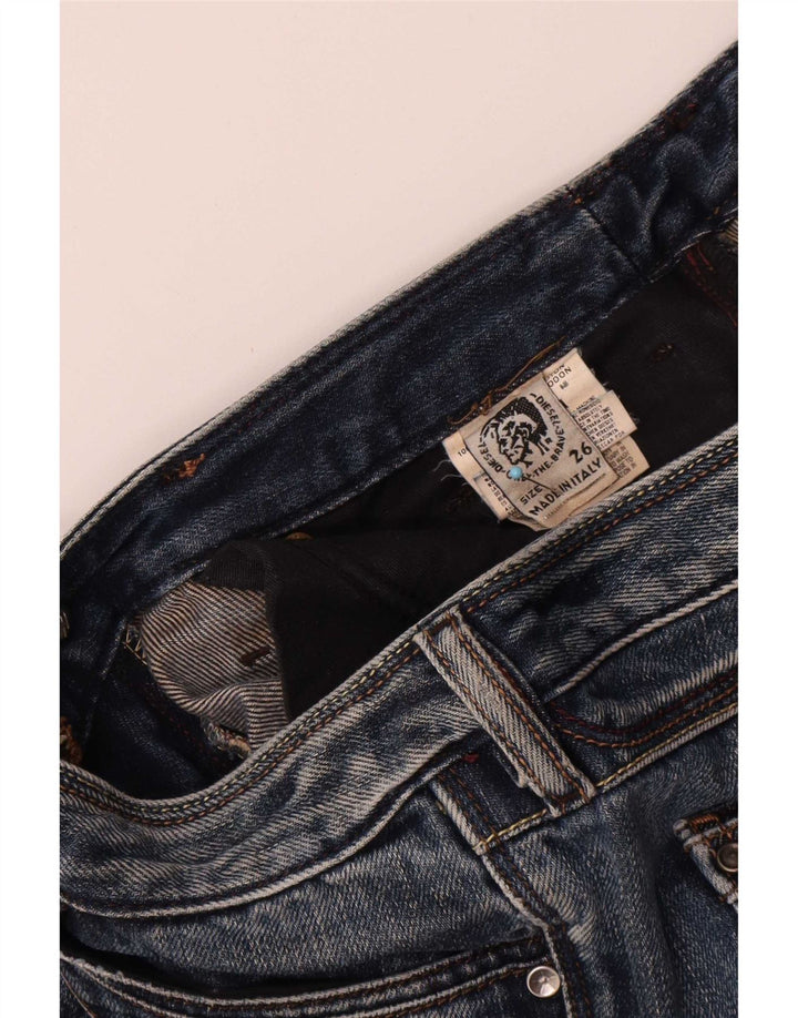 Diesel Ženske Bootcut traperice W26 L31 Plavi pamuk