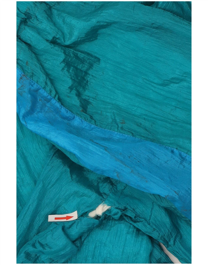 Vintage muška puna trenirka XL plavi najlon u blokovima boja