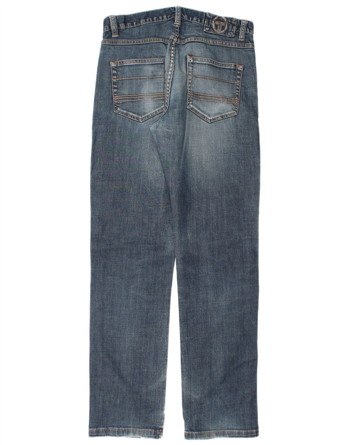 SERGIO TACCHINI Muške ravne traperice W34 L34 Plavi pamuk