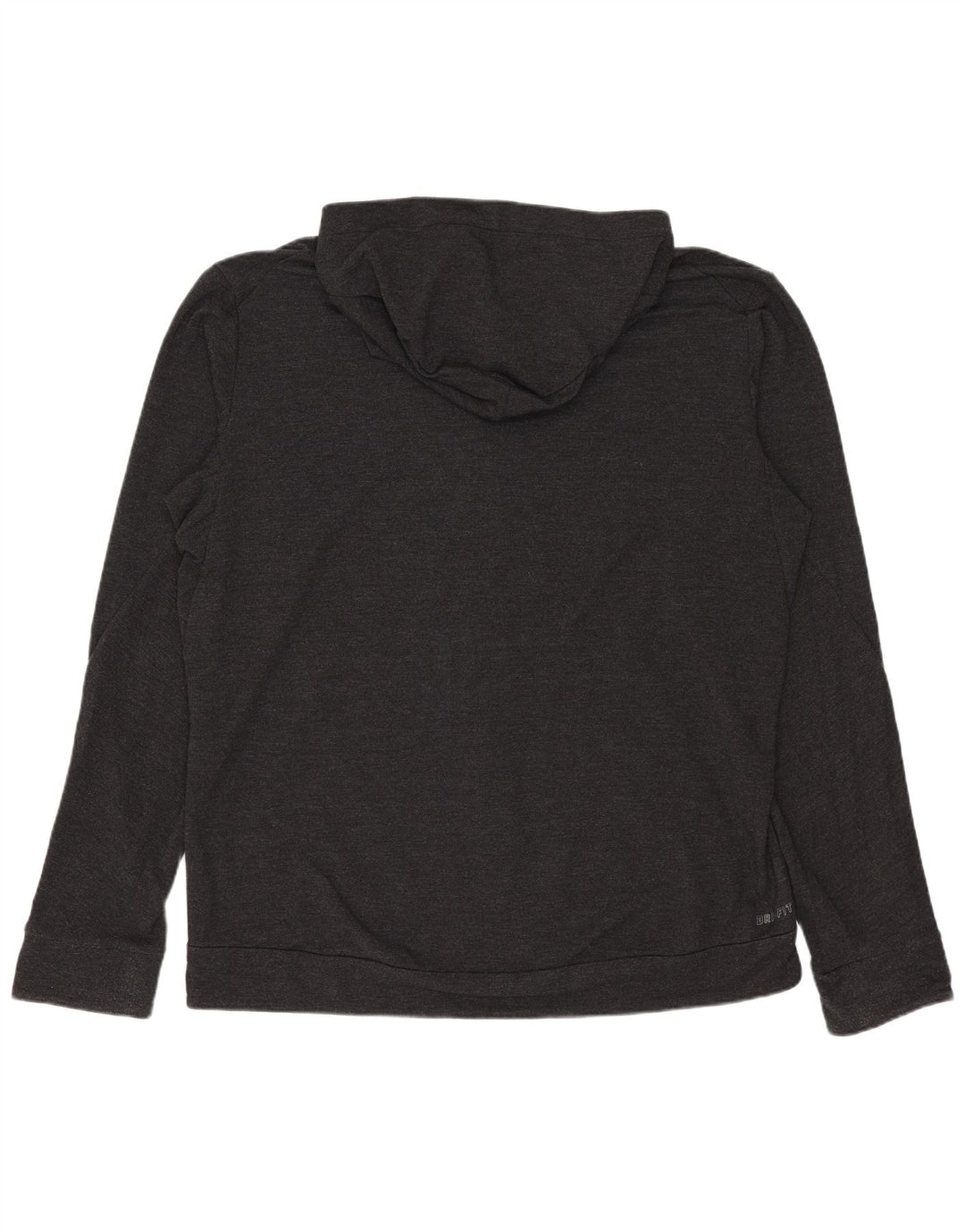 Nike muški Dri Fit Zip pulover s kapuljačom veliki sivi rajon