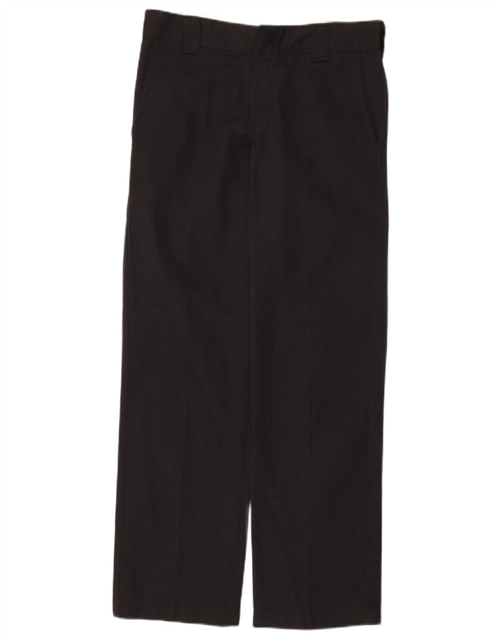 Dickies muške uske ravne chino hlače W30 L32 crni poliester
