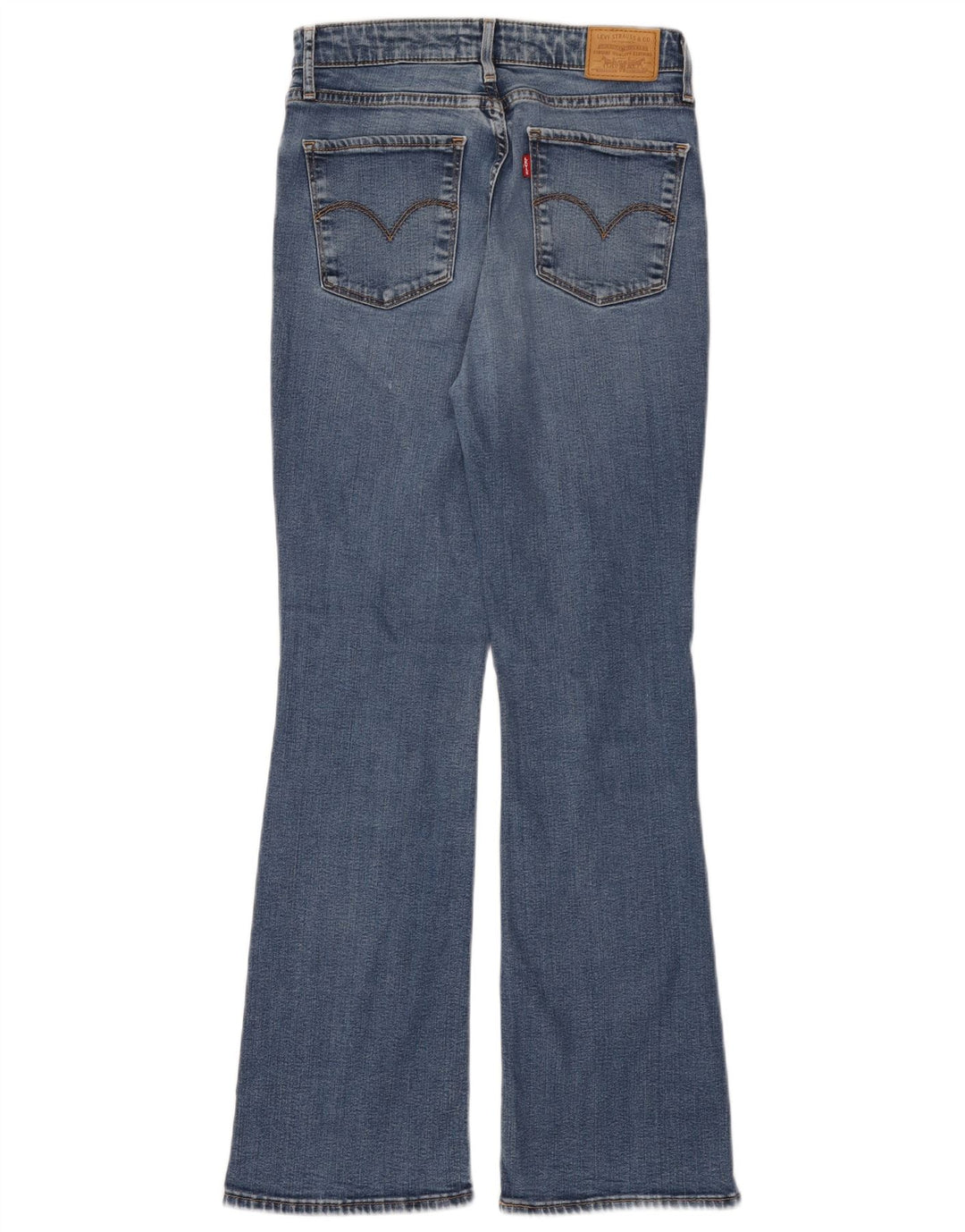 LEVI'S Ženske 725 traperice visokog struka W27 L30 Plavi liocel