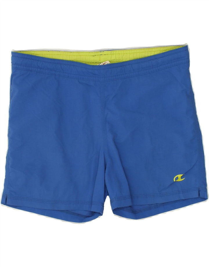 CHAMPION Boys Sport Shorts 11-12 Years Large Blue Polyamide Vintage Champion and Second-Hand Champion from Messina Hembry 