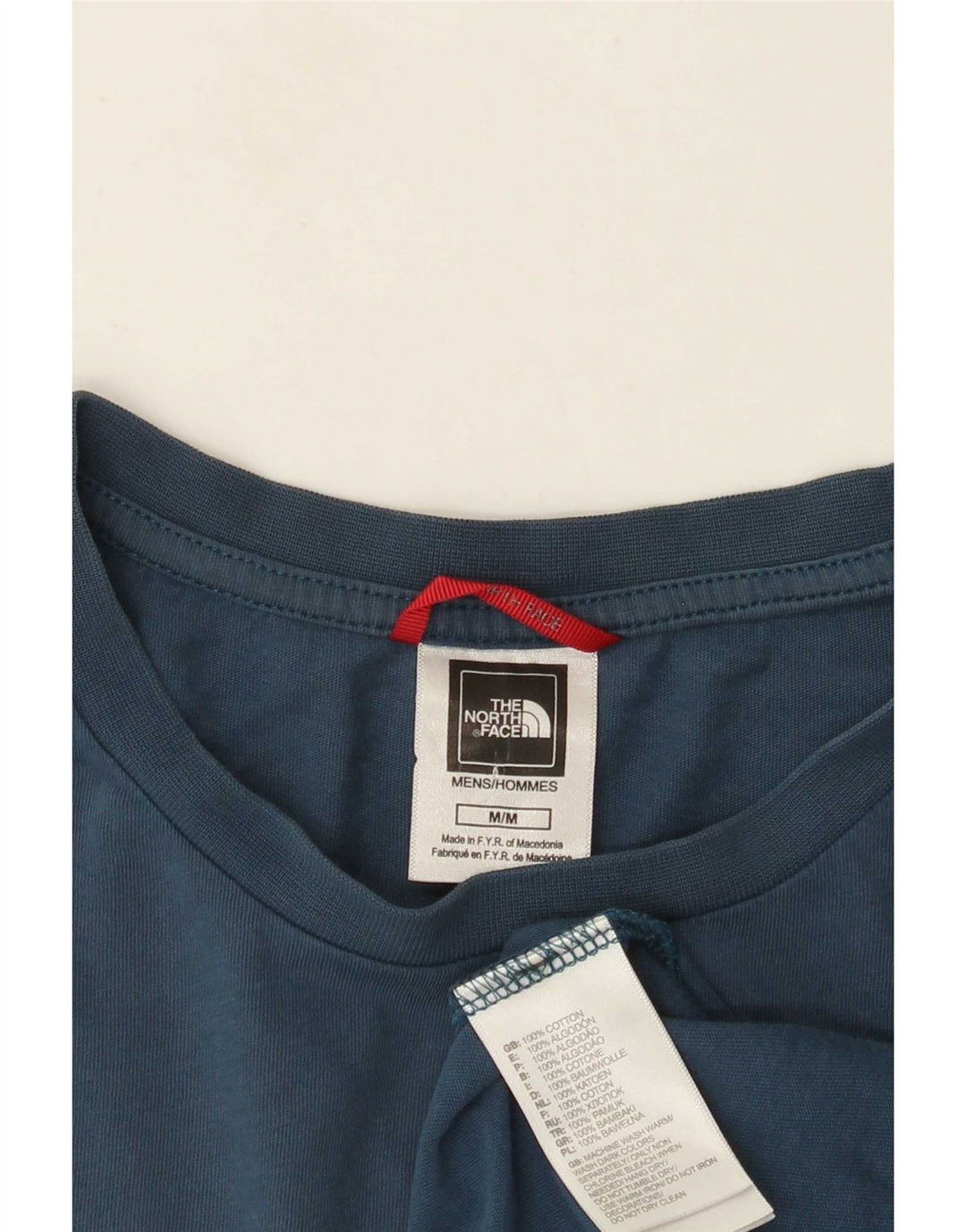 The North Face muška majica kratkih rukava s grafičkim motivima srednje plavi pamuk