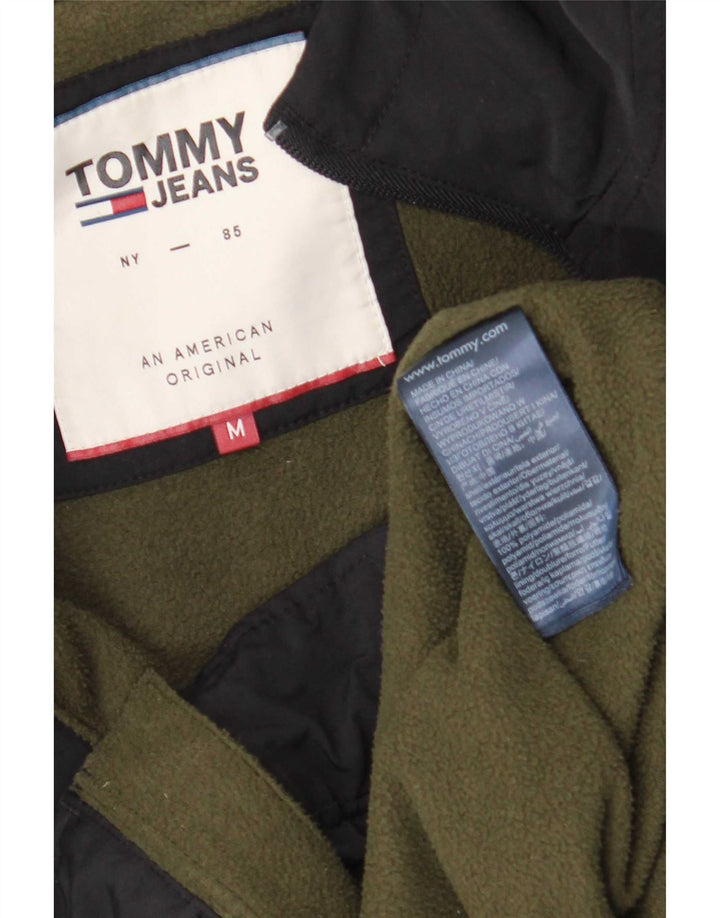 Tommy Hilfiger muška bomber jakna s kapuljačom UK 38 Srednje crni poliamid