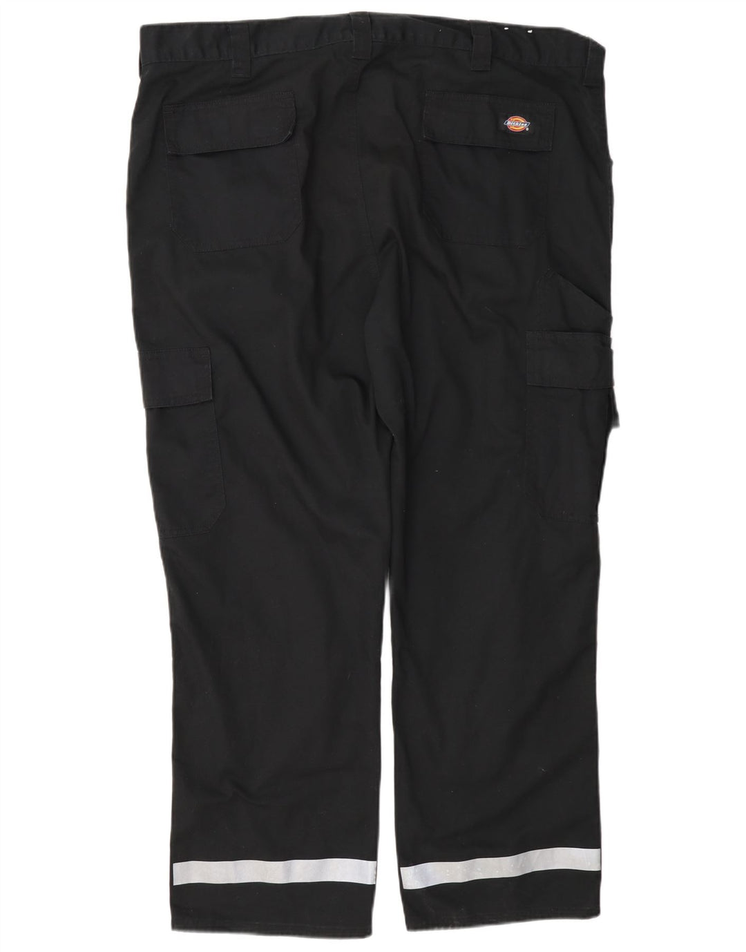 Dickies muške ravne kargo hlače W40 L28 crni poliester u boji